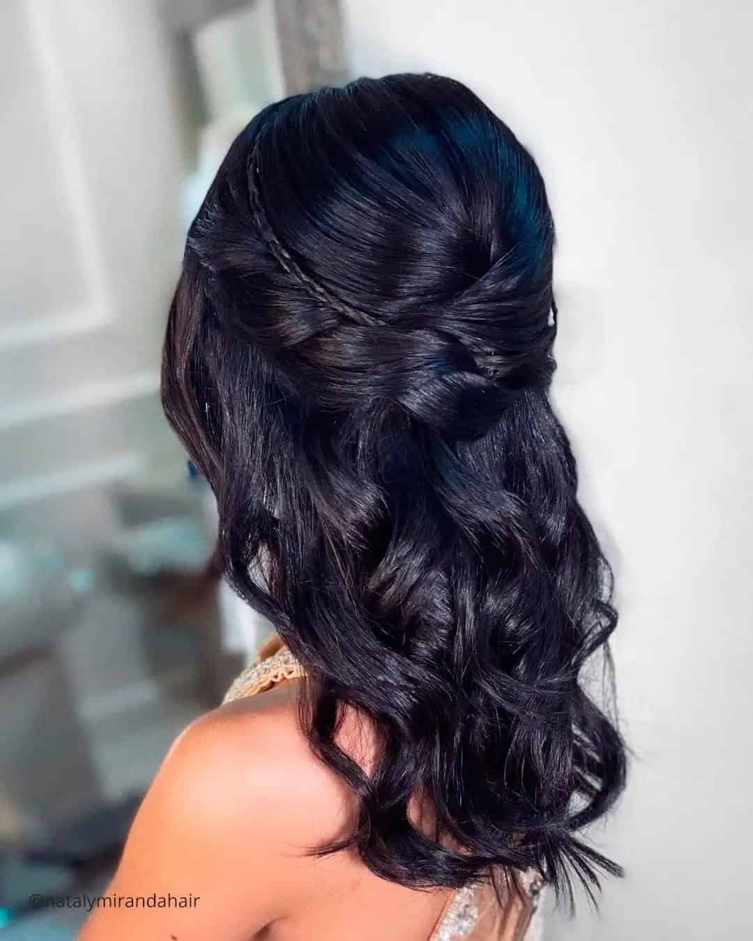 Simple Wedding Hairstyles Down