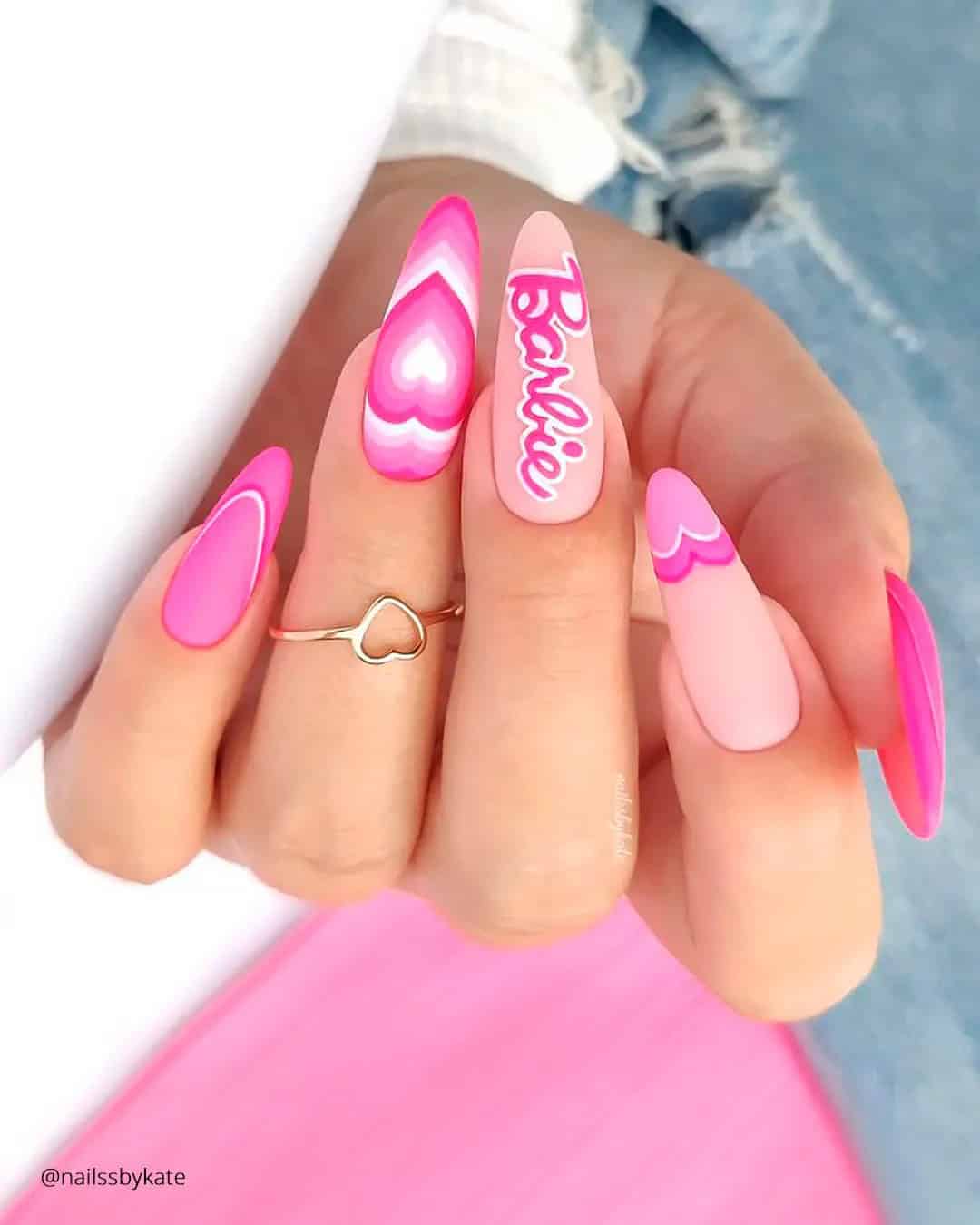 Girly Glam Squad: Nail Art Fit for a Barbie Bride-to-Be!