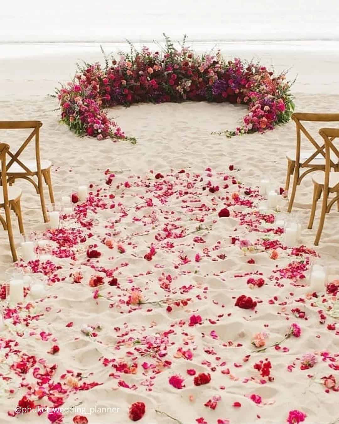 Valentine’s Day Wedding Venue Decorations