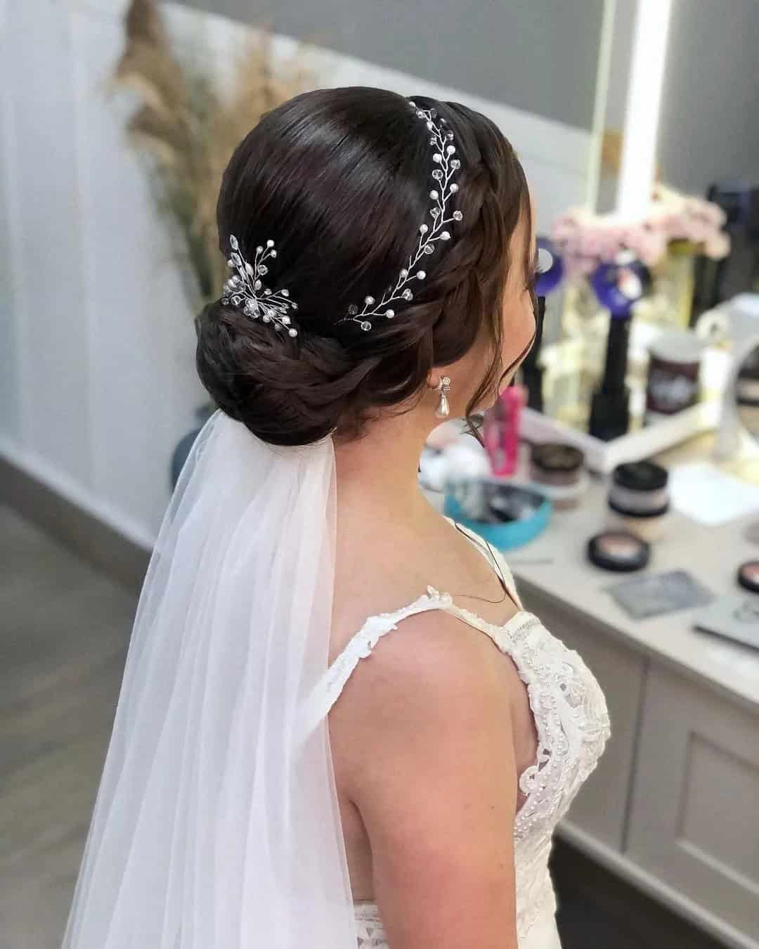 Wedding Updos With Vail