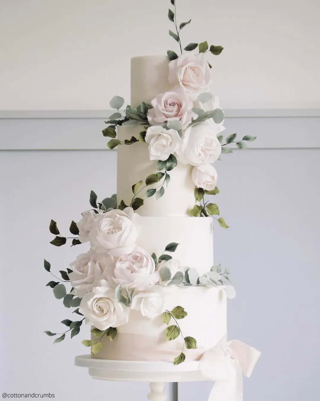 Luxury Wedding Cakes by Tracy James via Cotton And Crumbs