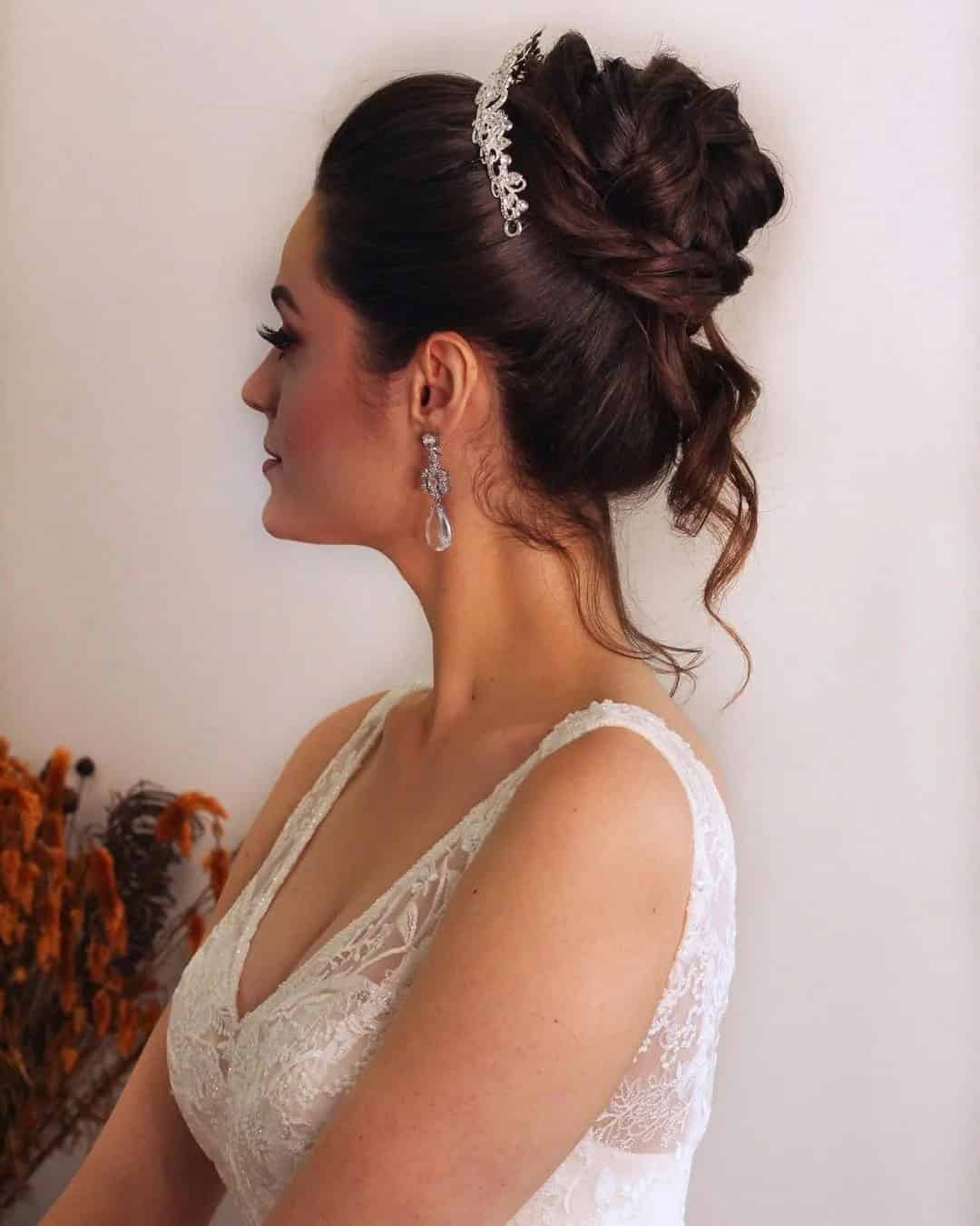 Elegant Swept-Back Updos