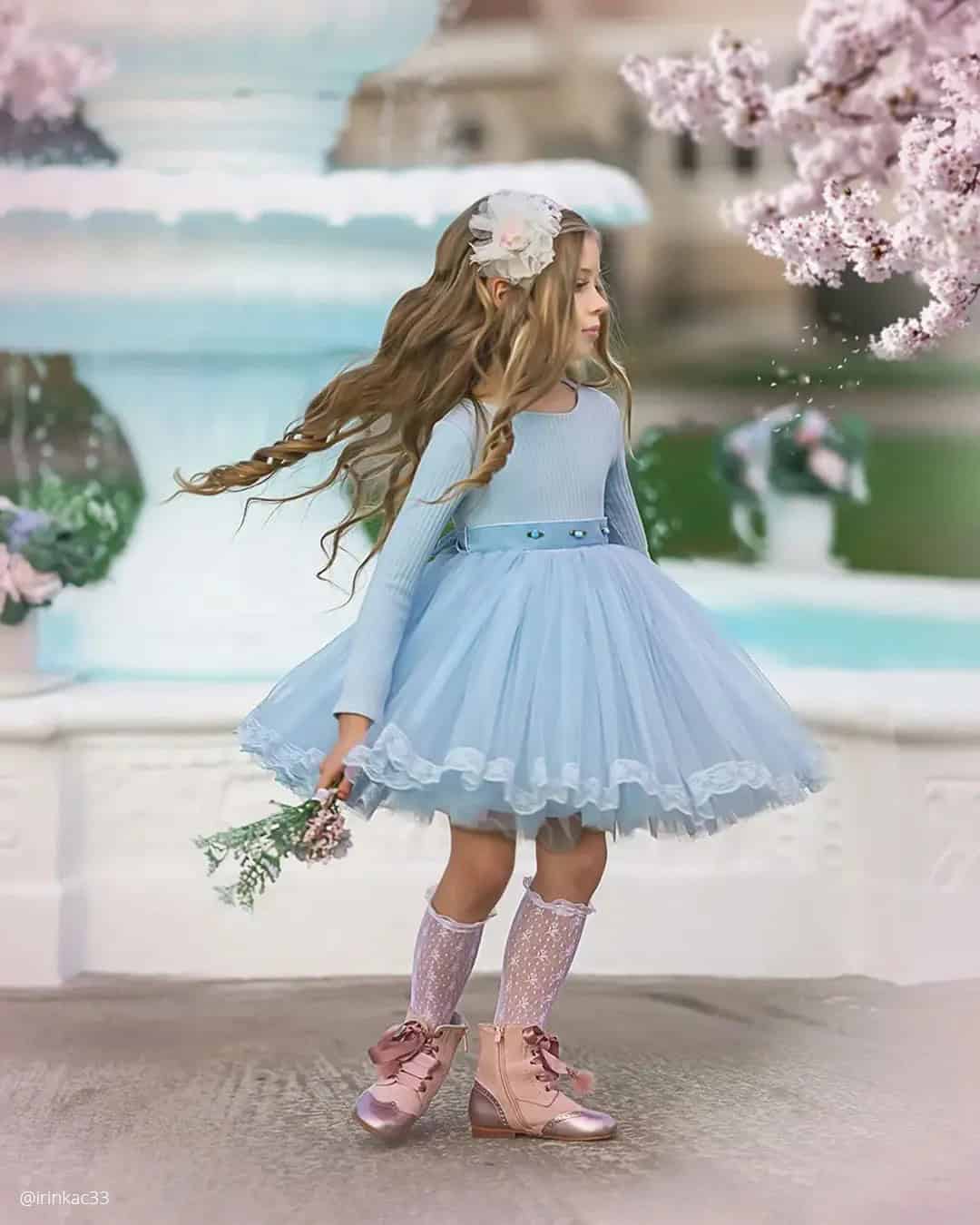 Long Sleeve Flower Girl Dresses