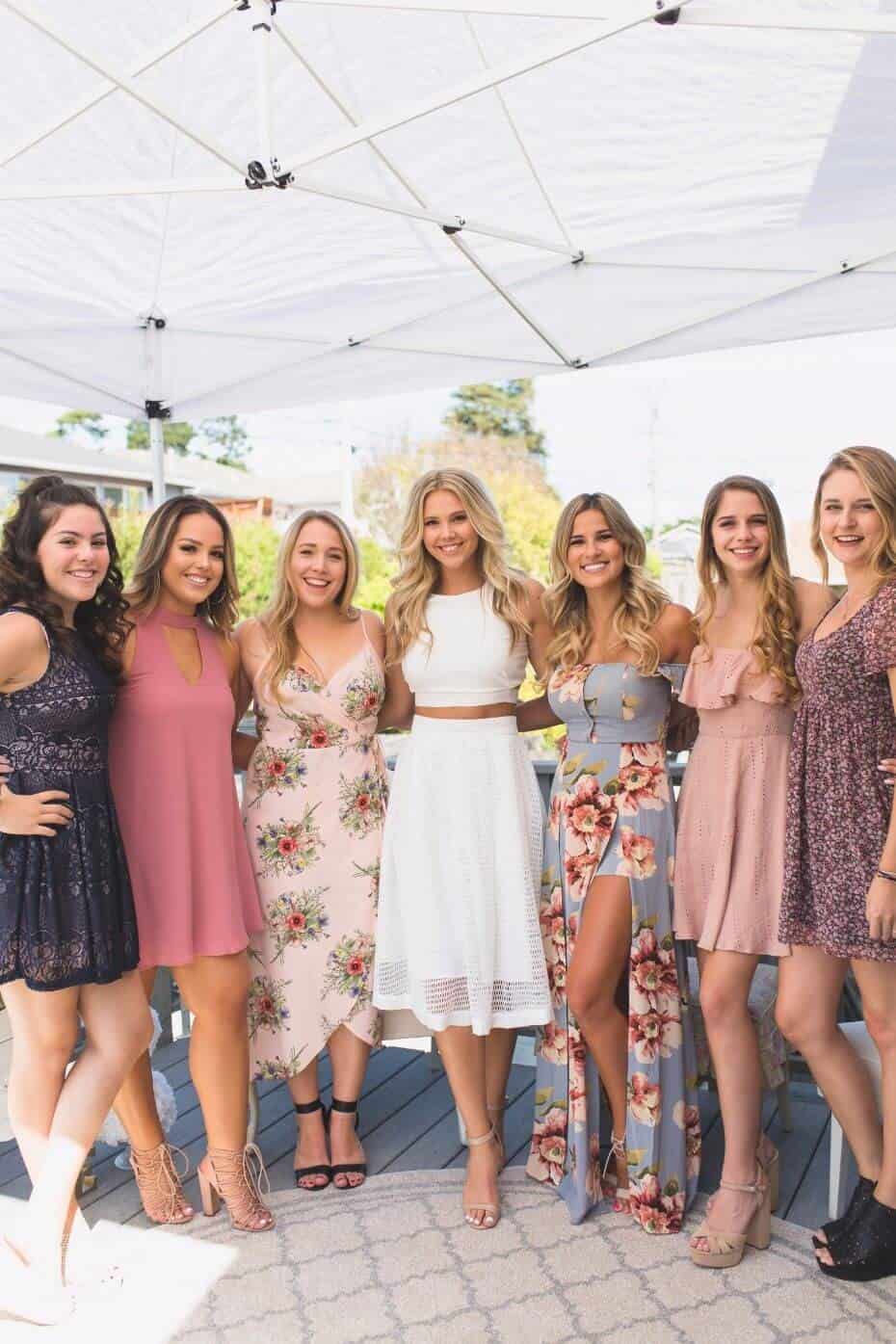 What is the Dress Code for Bridal Showers vs. Bachelorette Parties?