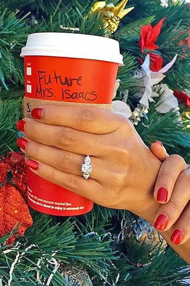 Use Cup Or Write “I Said Yes”