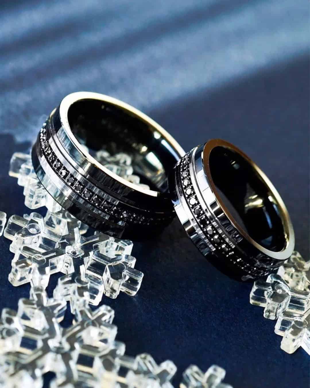 Black Diamond Wedding Bands