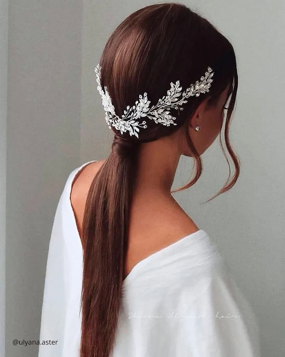 Sleek Low Ponytail