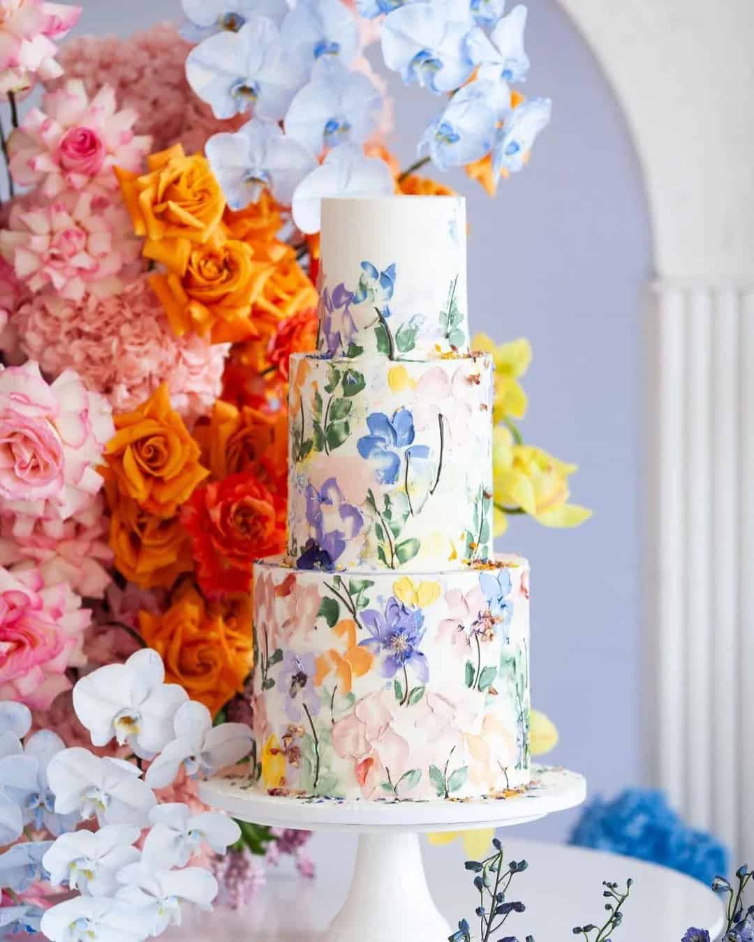 Wedding Cake In Mexican Style