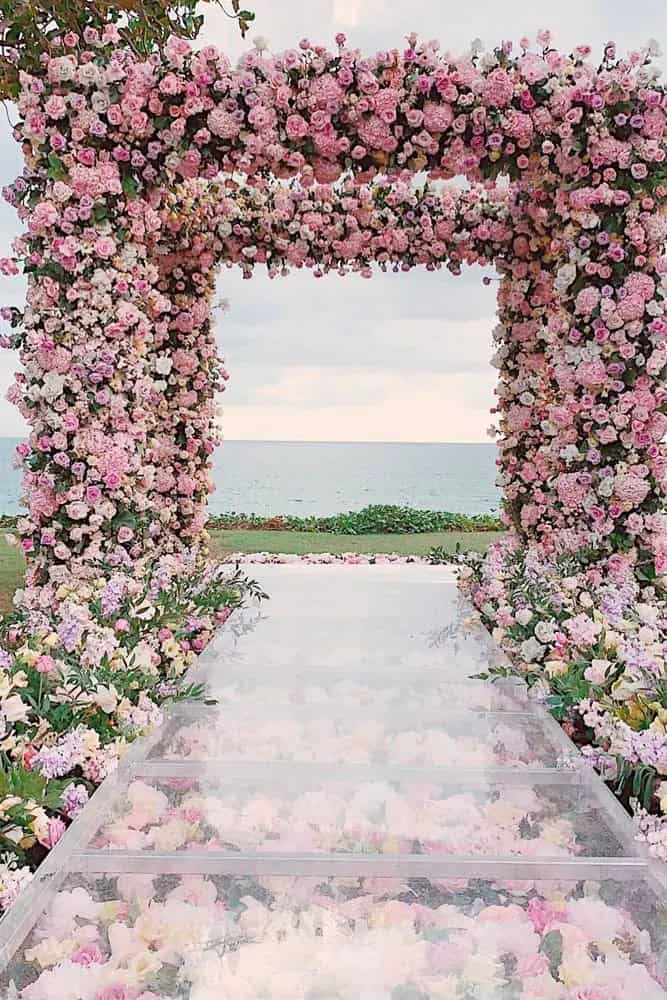 Wedding Aisle Flowers Decor Ideas