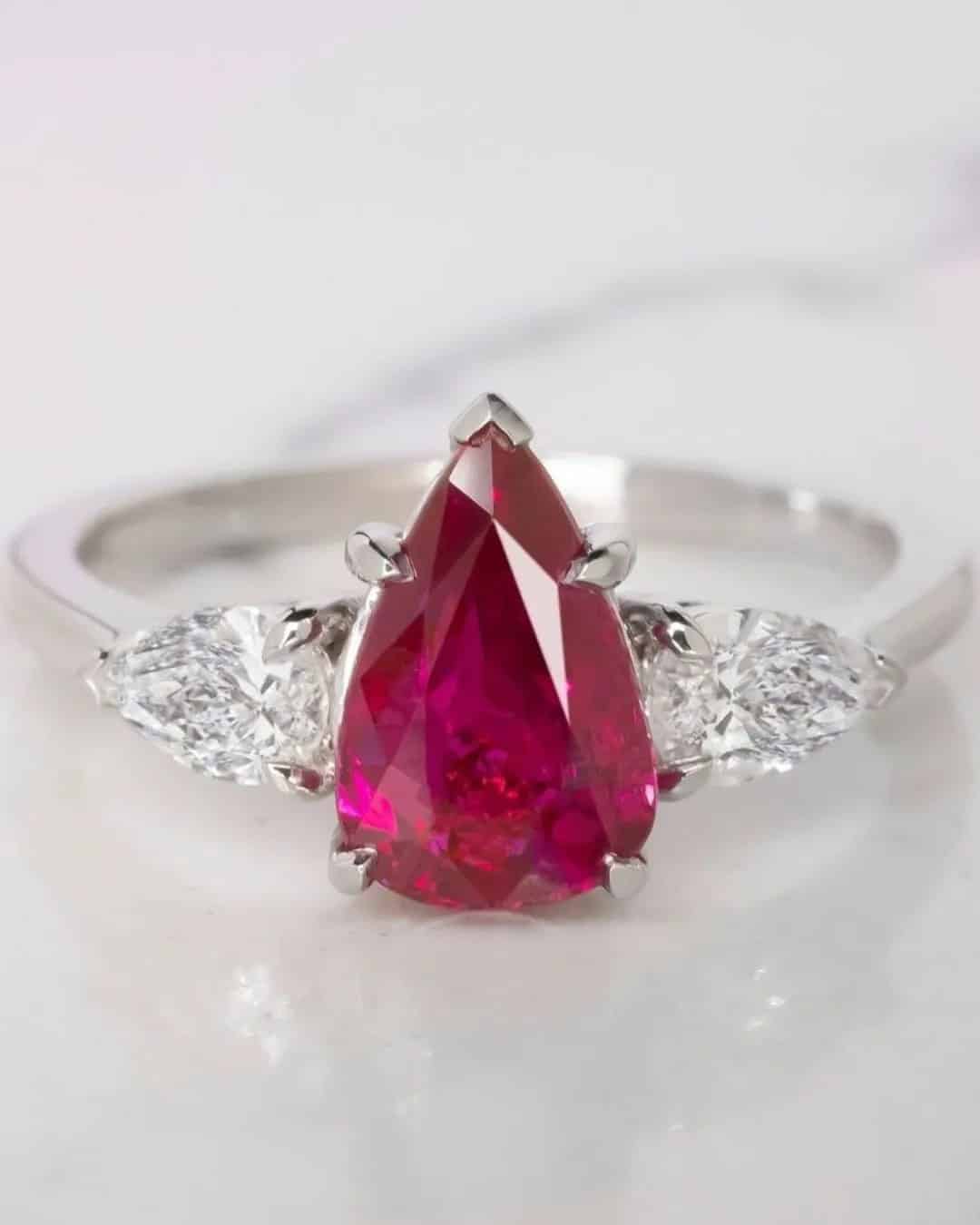 Ruby Engagement Rings