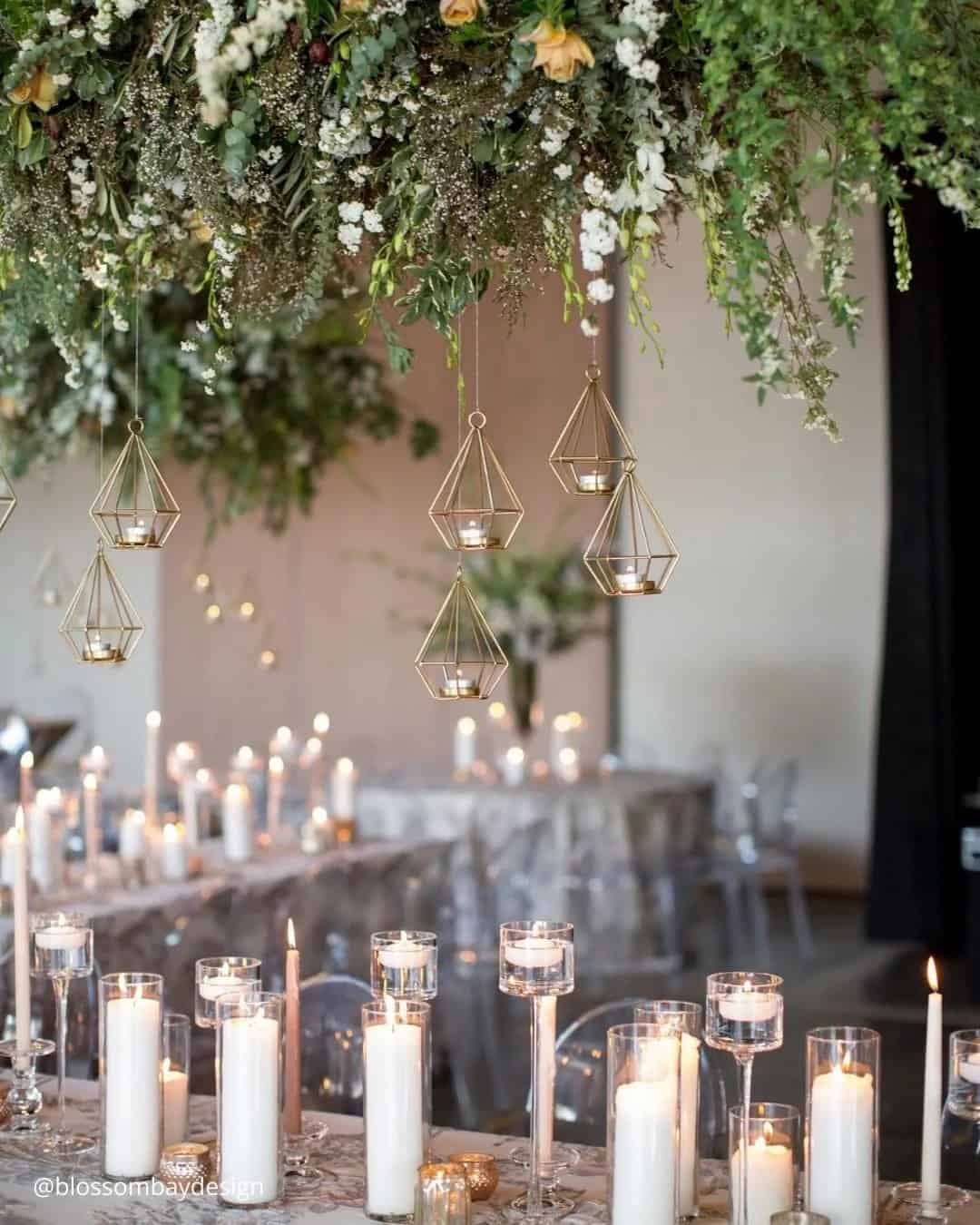 Rustic Chic Barn Decorations with Greenery