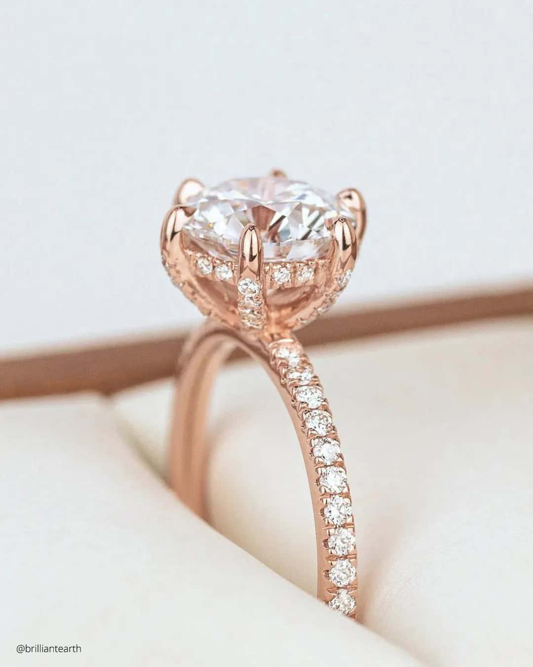 Rose Gold Engagement Rings For Women