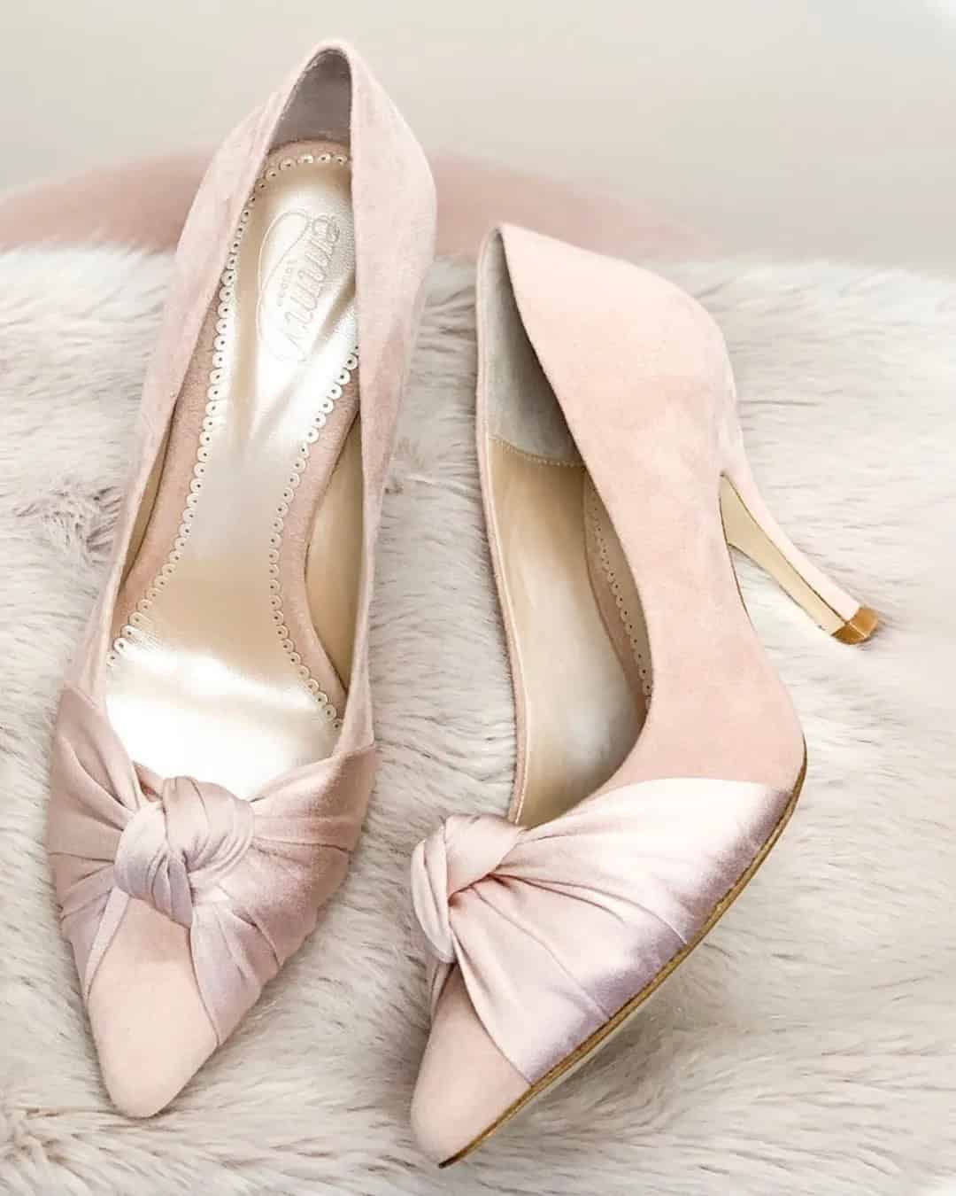 Blush Wedding Heels