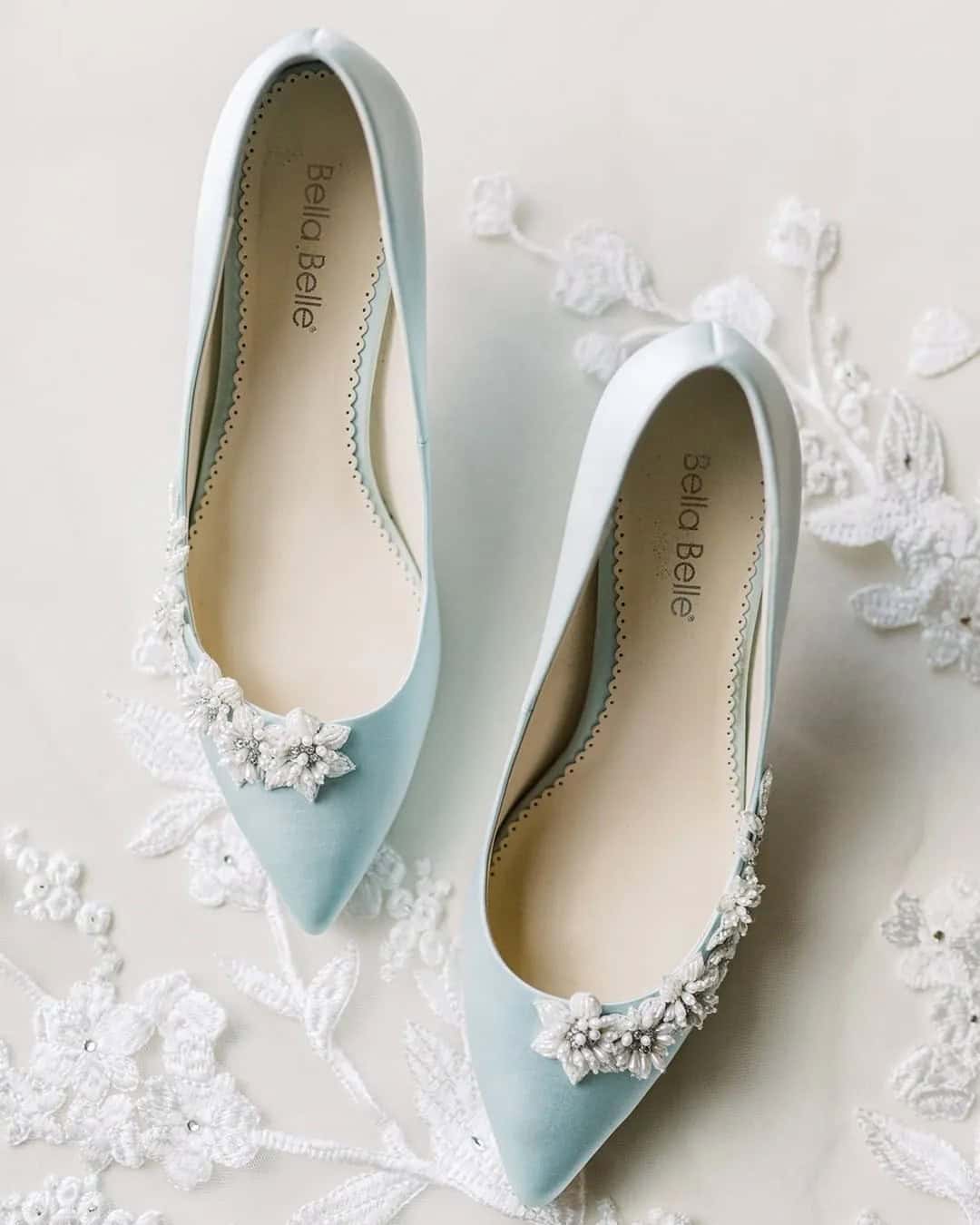 Light Blue Wedding Shoes