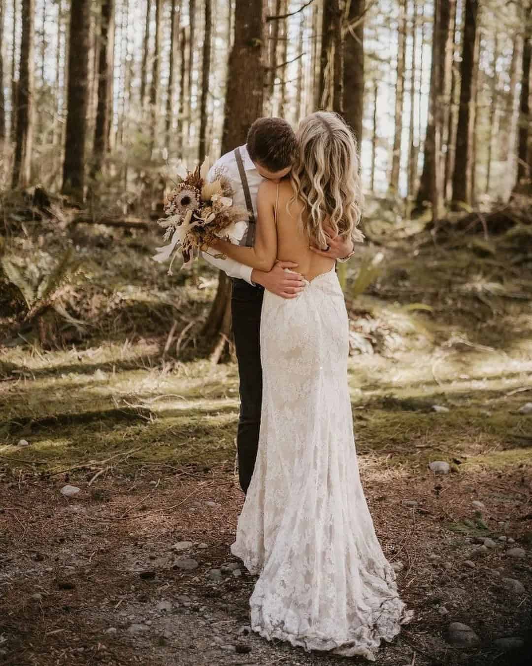 Small Dried Bridal Bouquets