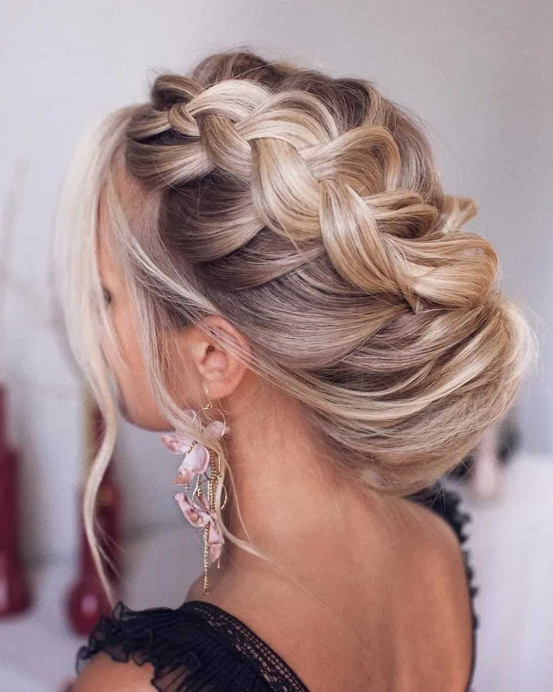 Wedding Updos With Side Braid