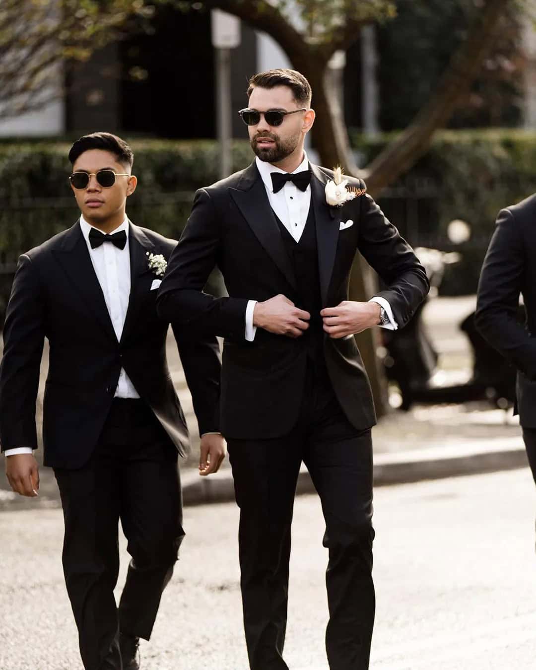 Tuxedo Wedding Black Suits