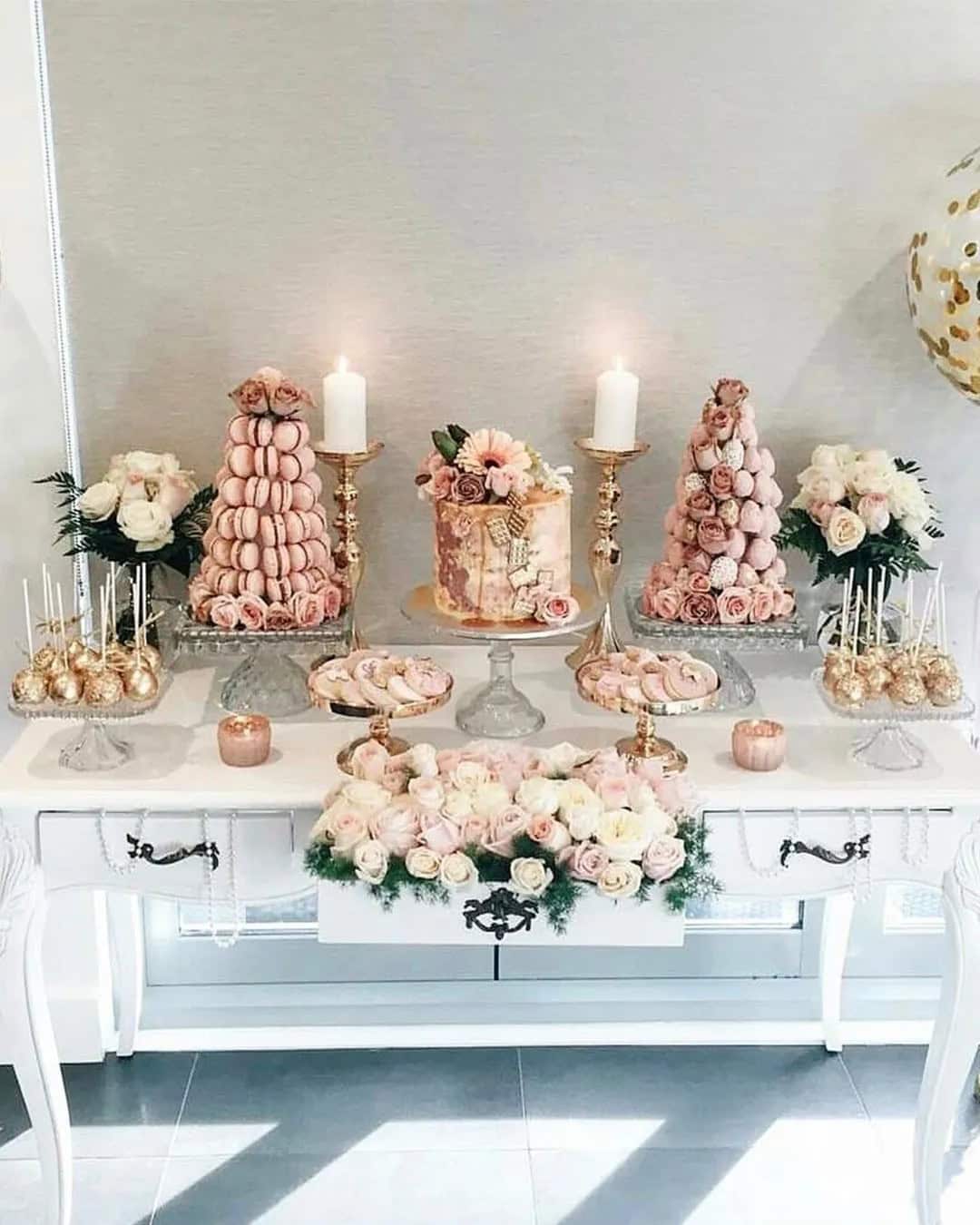 Wedding Cake Dessert Table