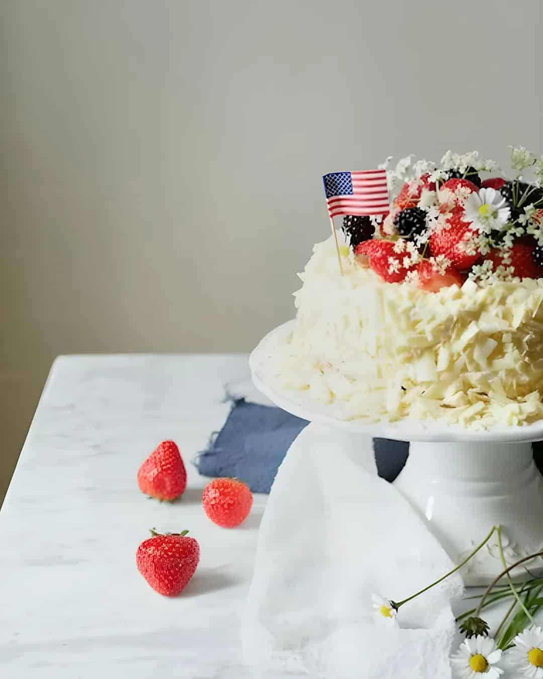 Independence Day Wedding Cake