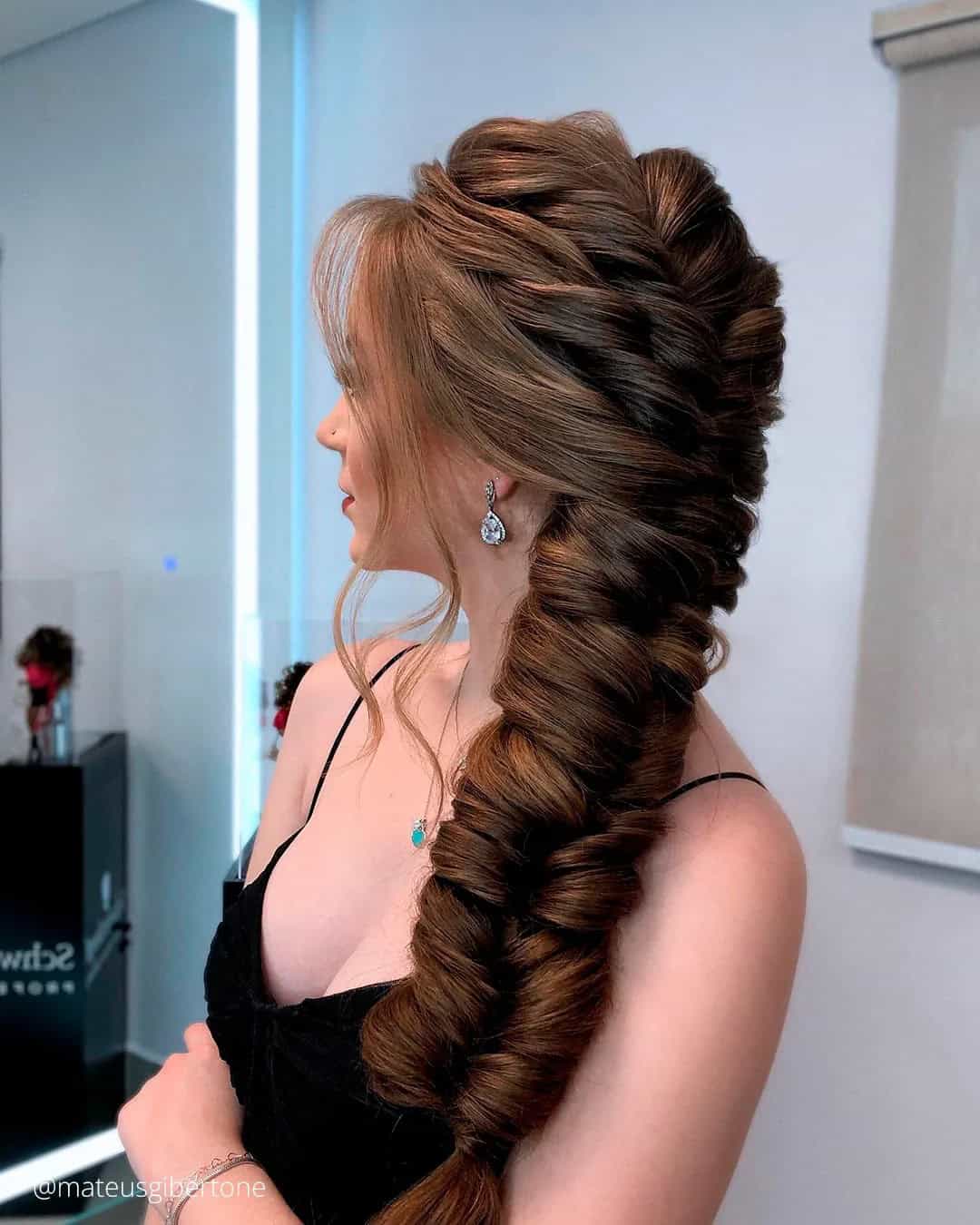 Wedding Singular Braid Hairstyles