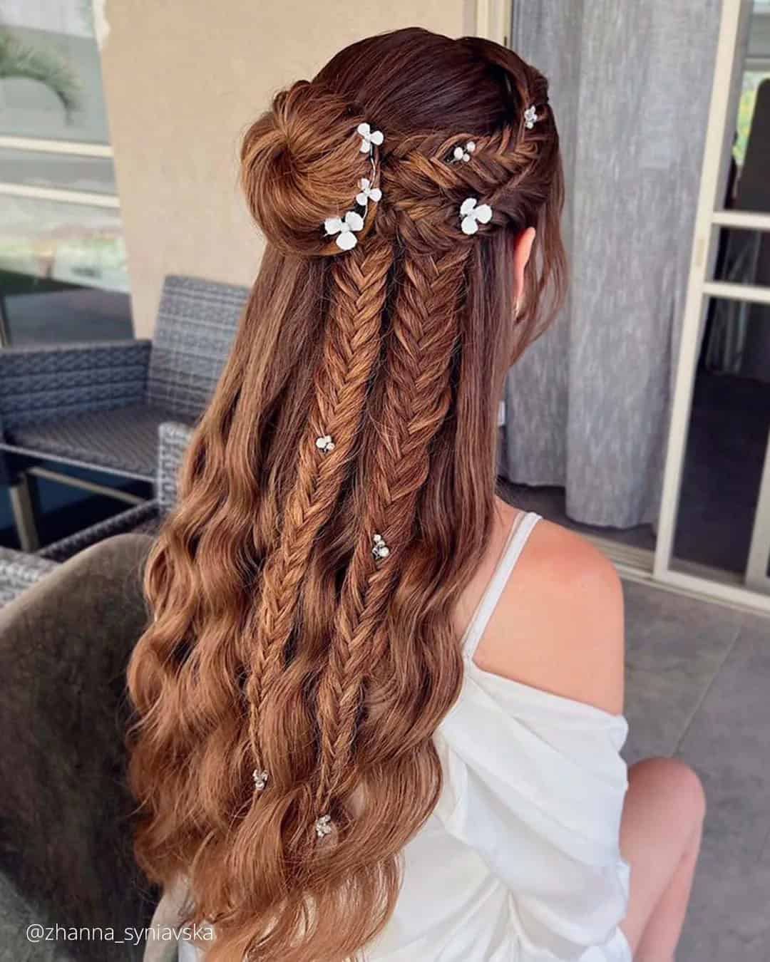 Braided Wedding Hairstyles For Long Hair