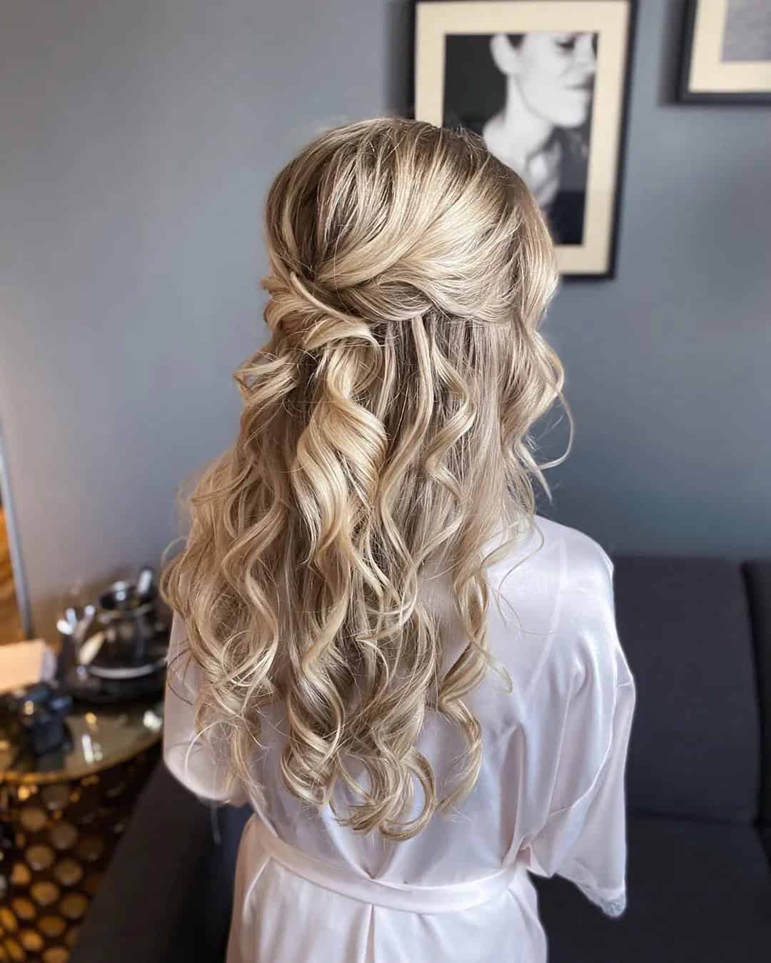 Curly Wedding Hairstyles For Summer