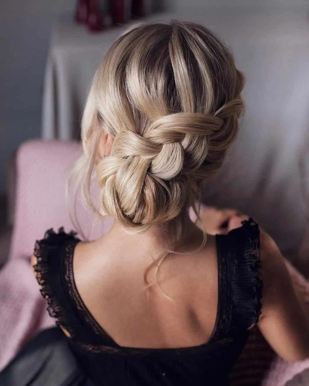 Low Braided Bun