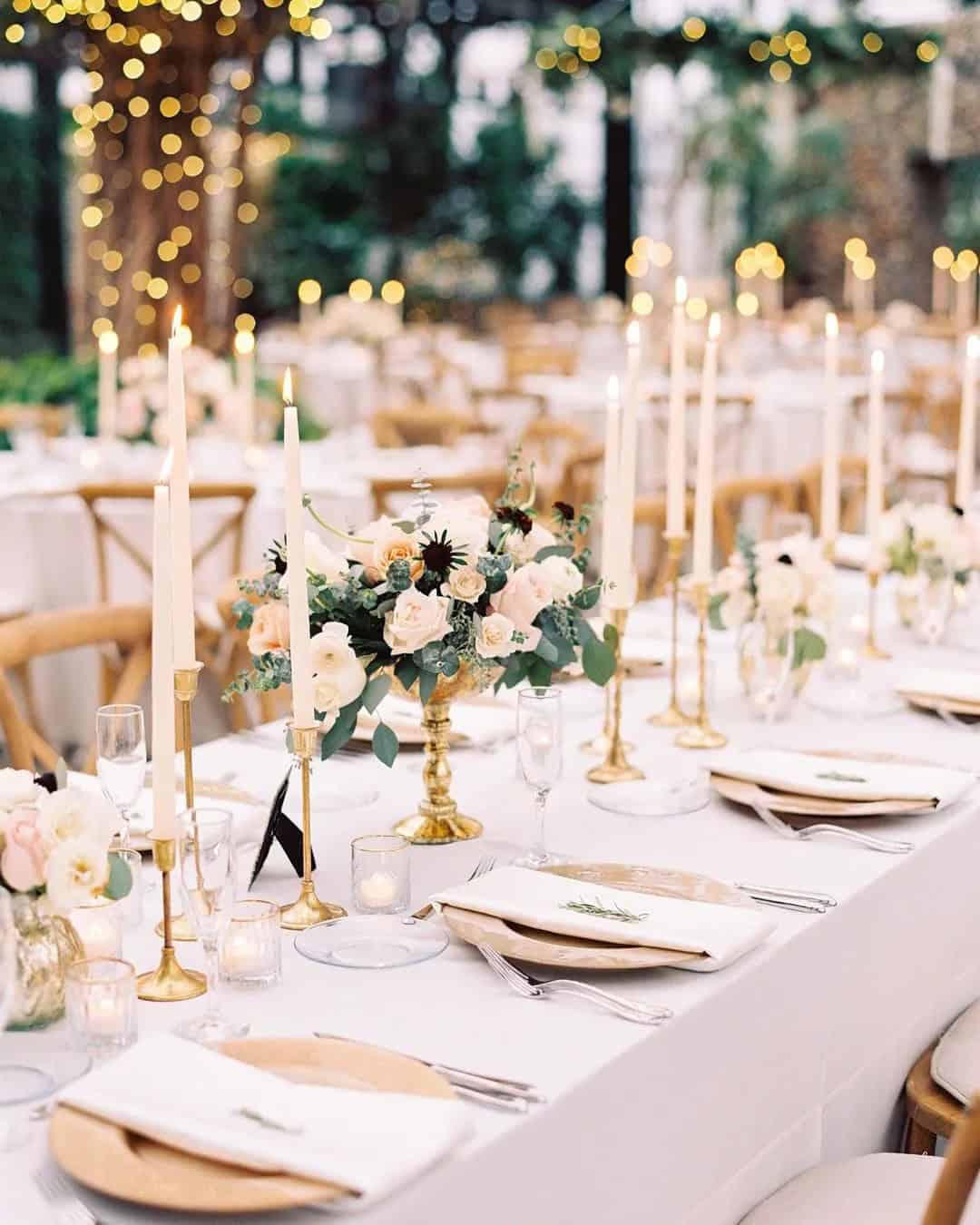 Romantic Wedding Table Decorations