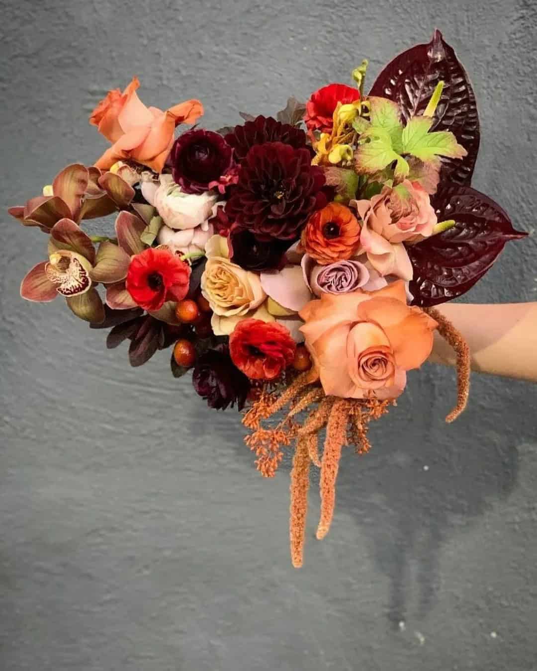 Colorful Bouquets for a Bride