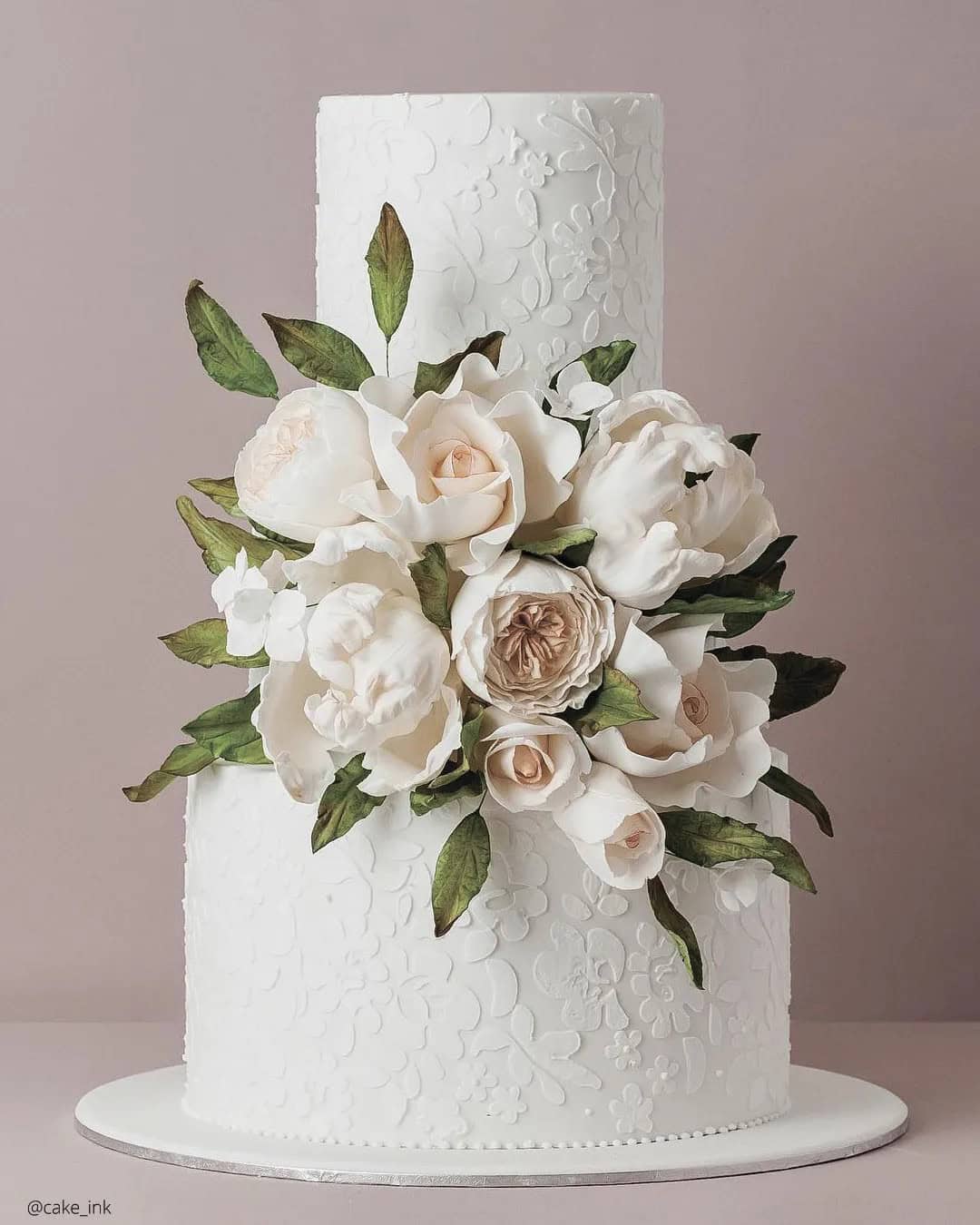 Romantic Wedding Cakes by Cake Ink