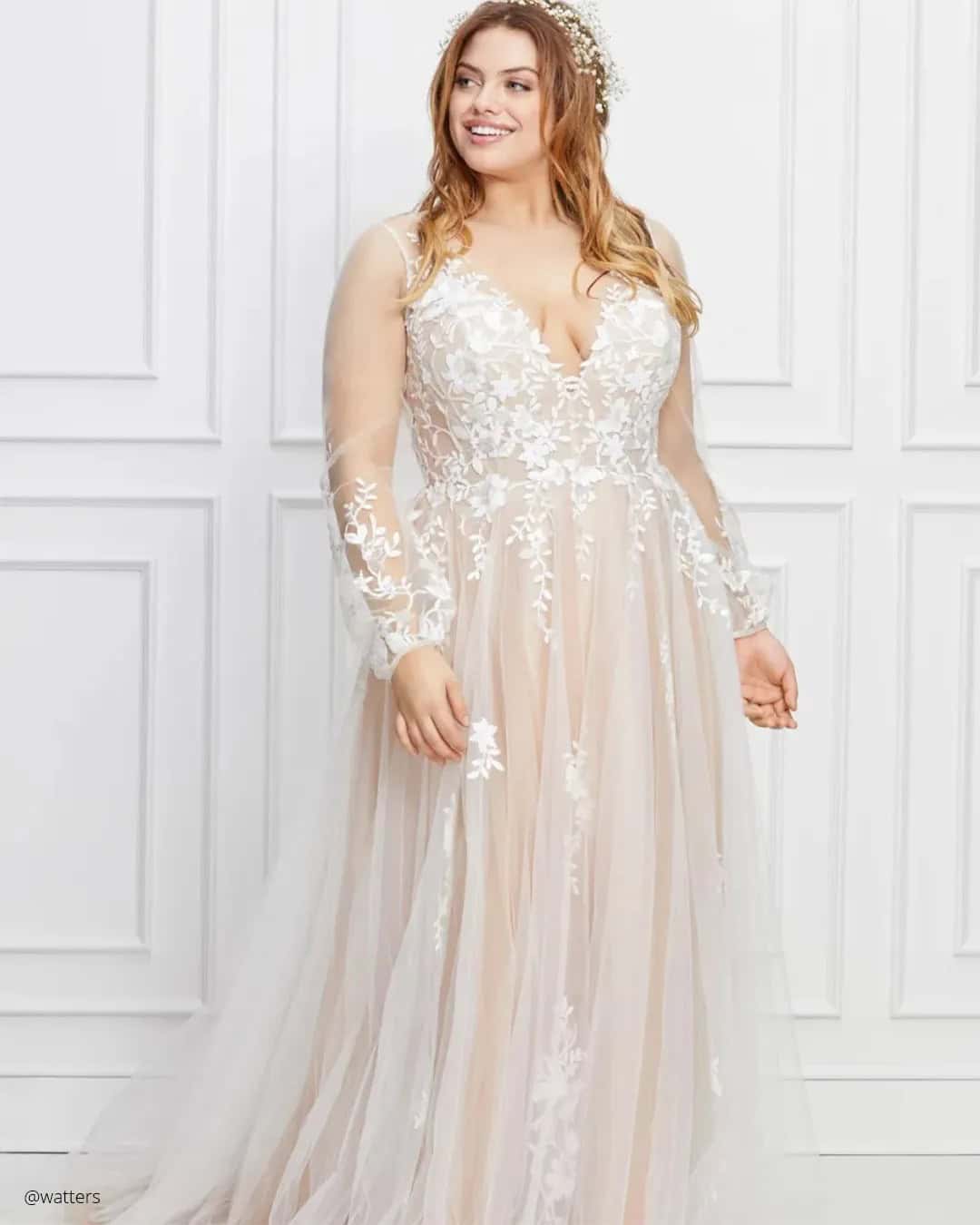 Plus Size Boho Dresses Wedding