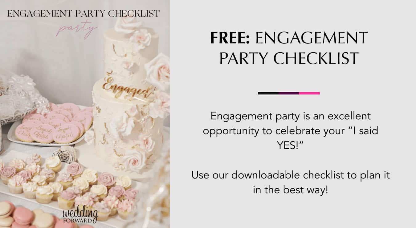 Engagement party timeline/checklist