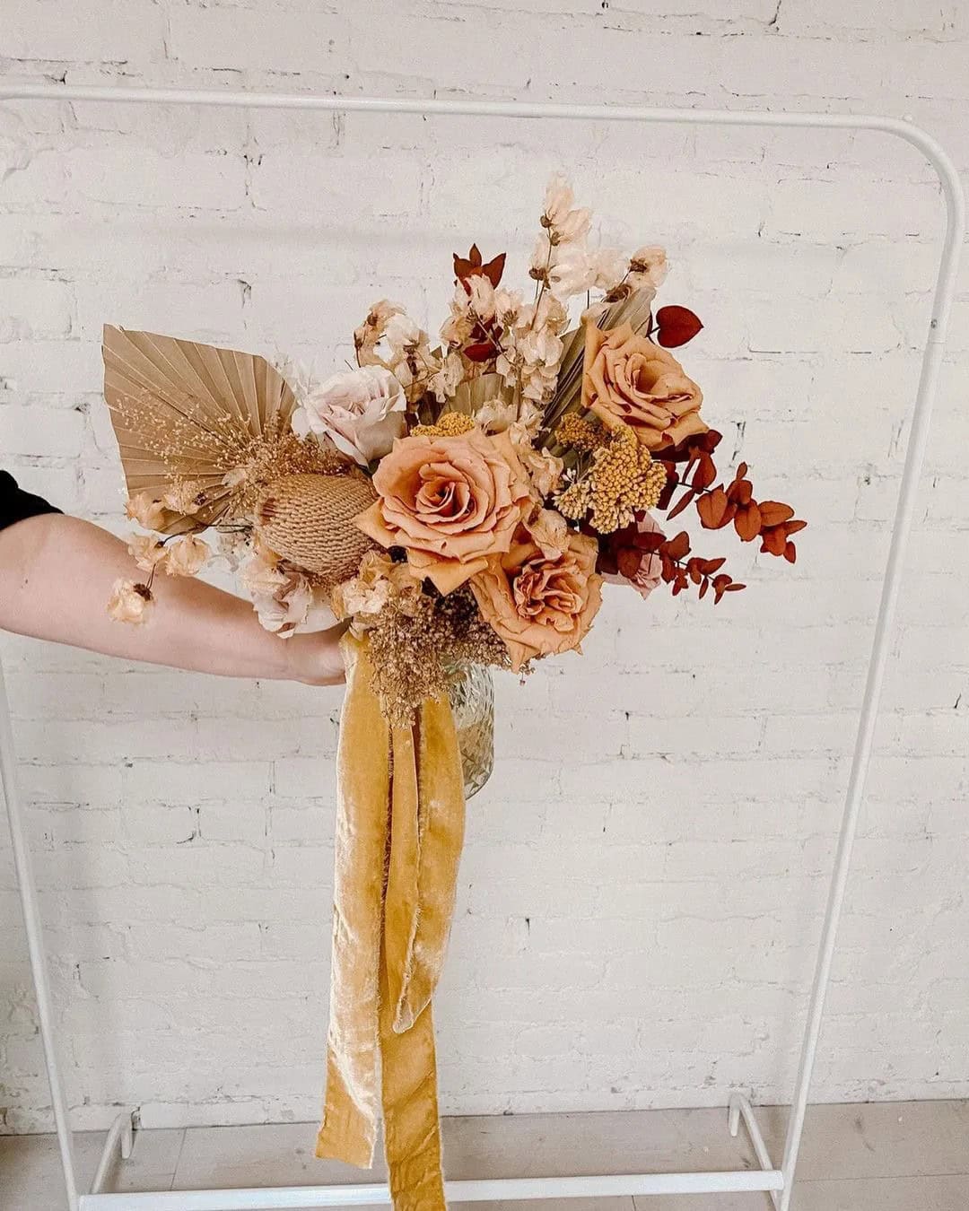 Bohemian Flower Girl Bouquets