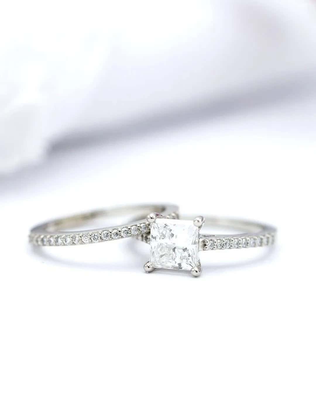 Princess Cut Diamond Rings