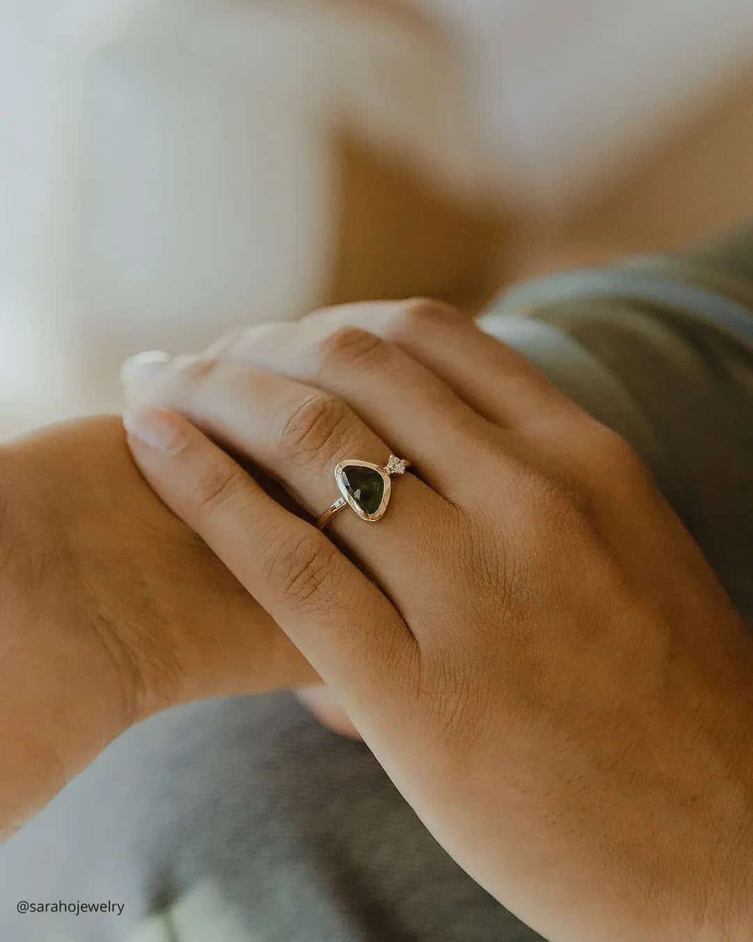 Unique Emerald Rings