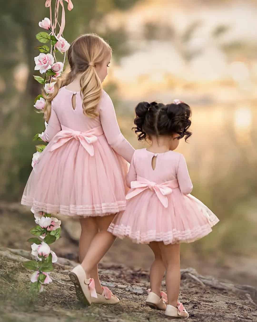 Long Sleeve Flower Girl Dresses