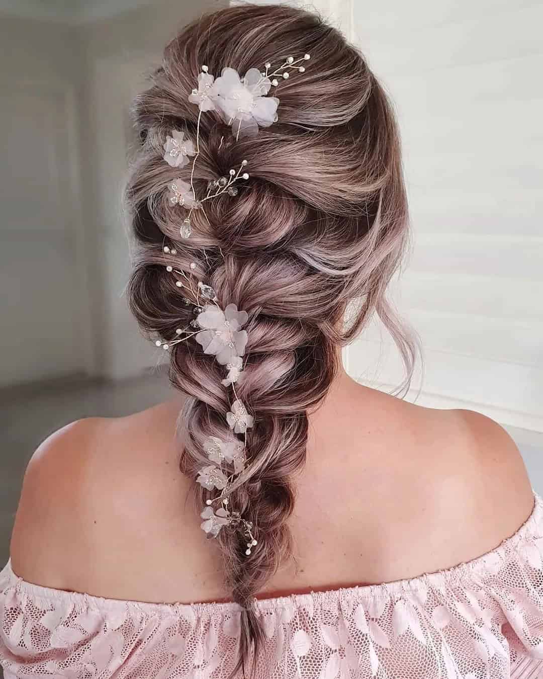 Wedding Hairstyles For Medium Hair With Braids