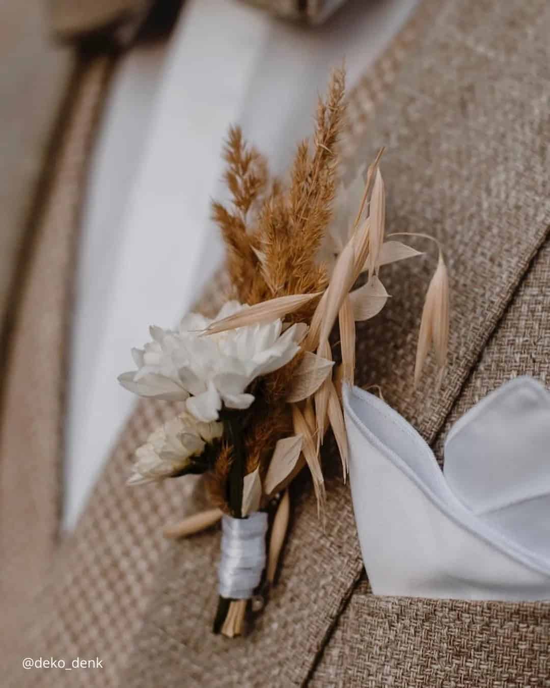 Rust Flowers in Wedding Accessories