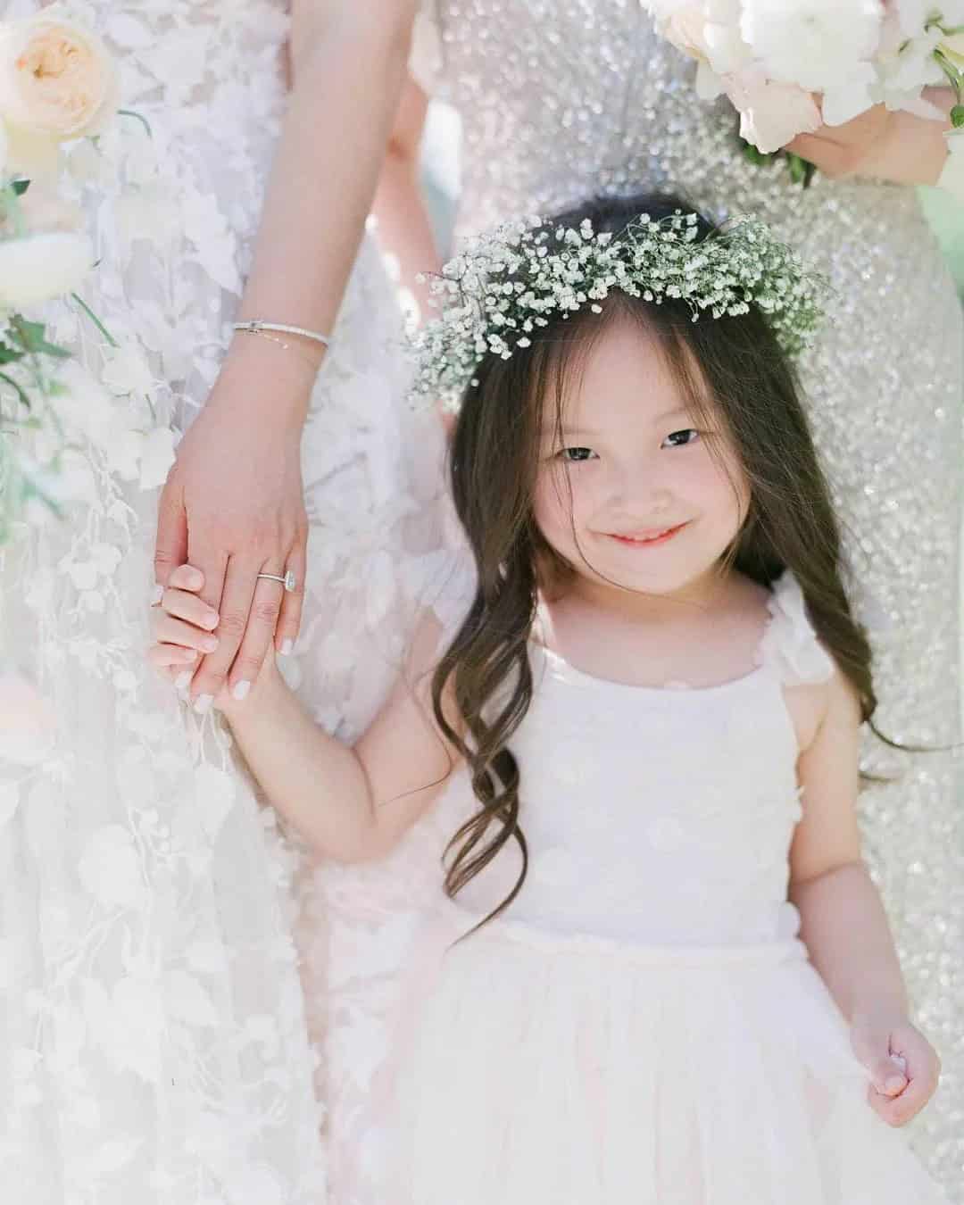 Flower Girl In A Wedding Day