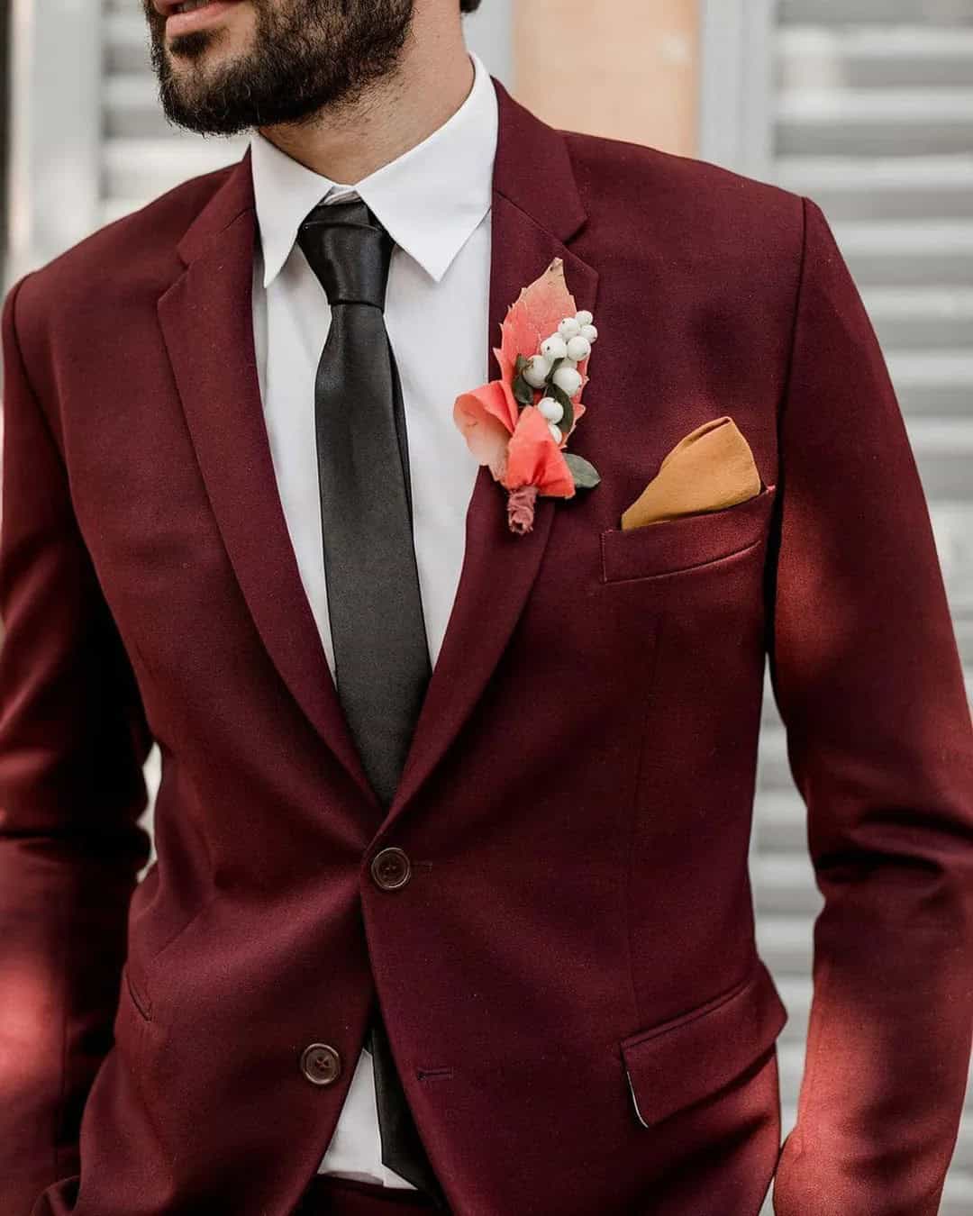 Statement Jackets Groom Suits Wedding