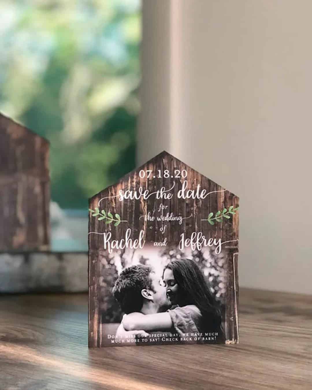 Rustic Wedding Save The Date