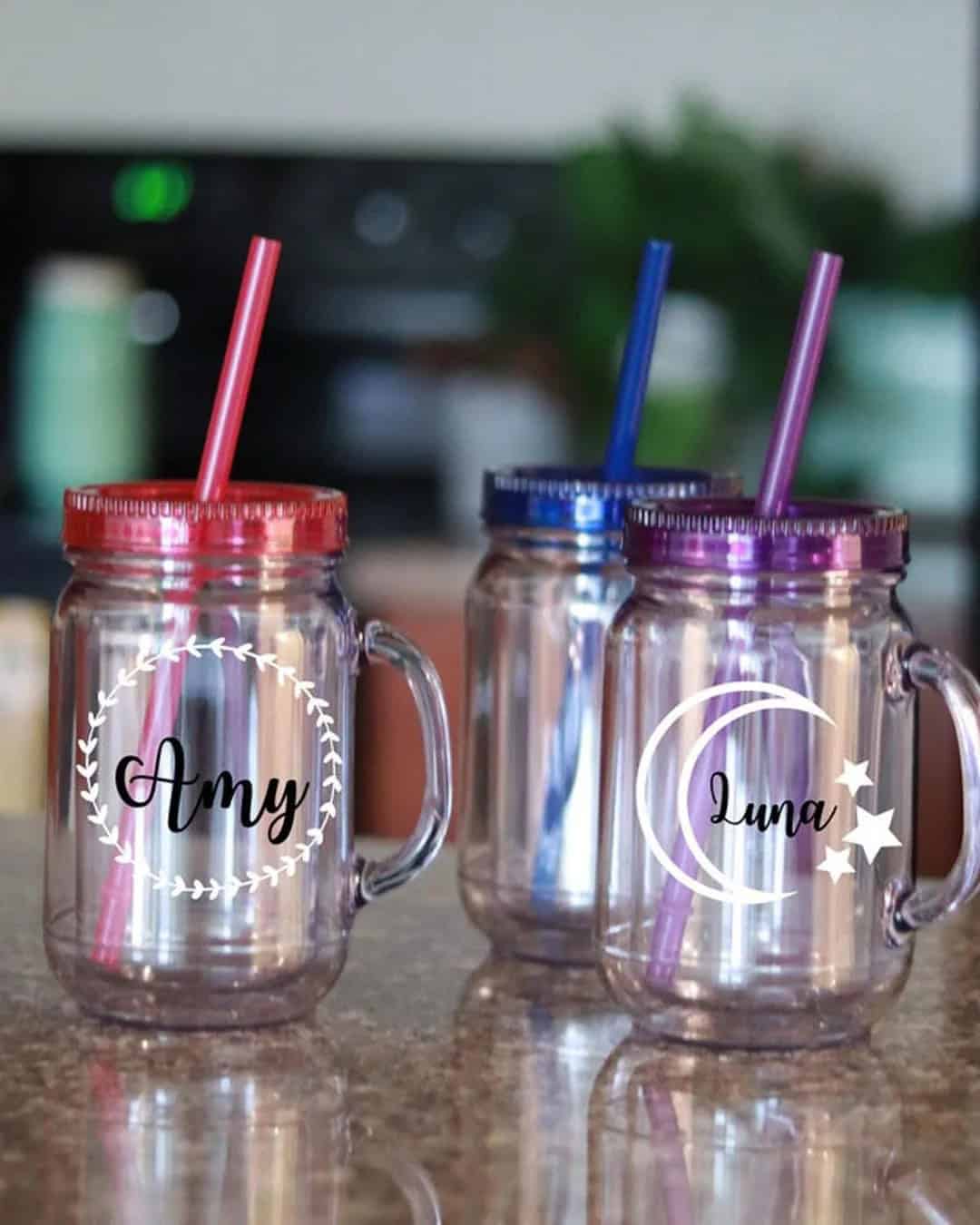 Mason Jar Drinking Glasses