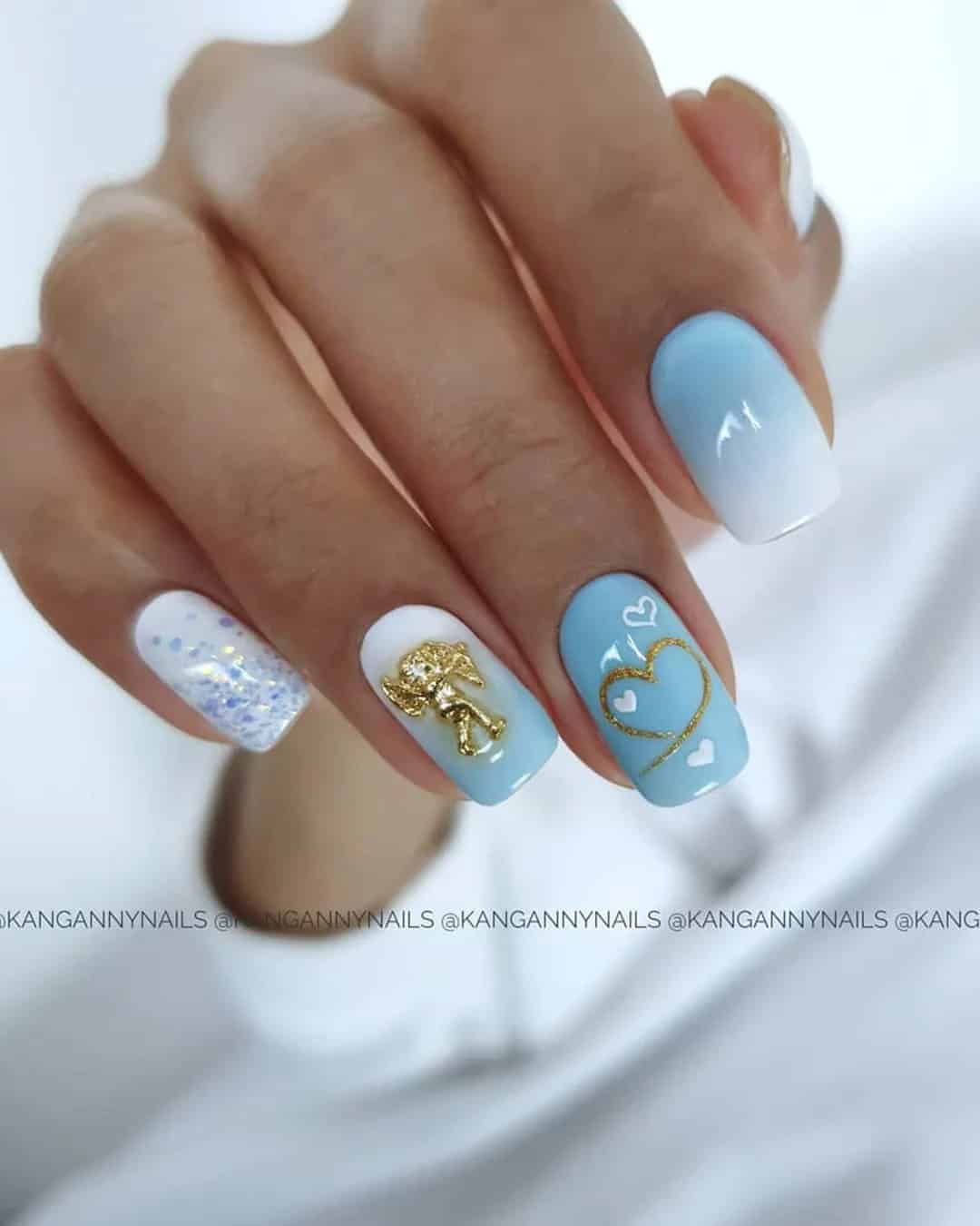 Beach Wedding Nails