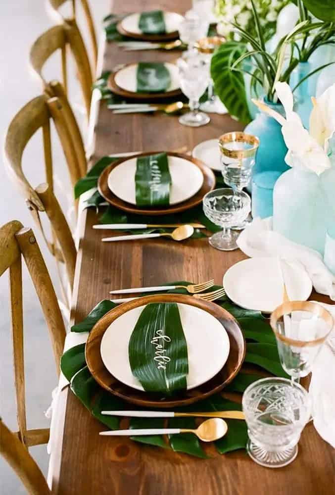 Tropical Table Decorations