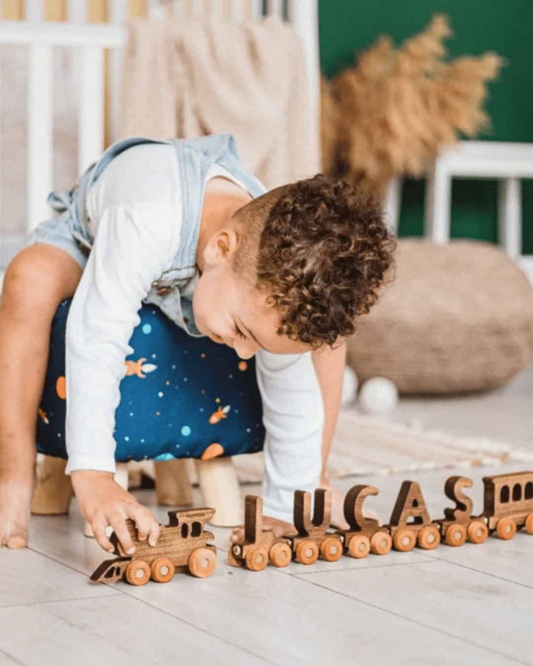 Wooden Train Set