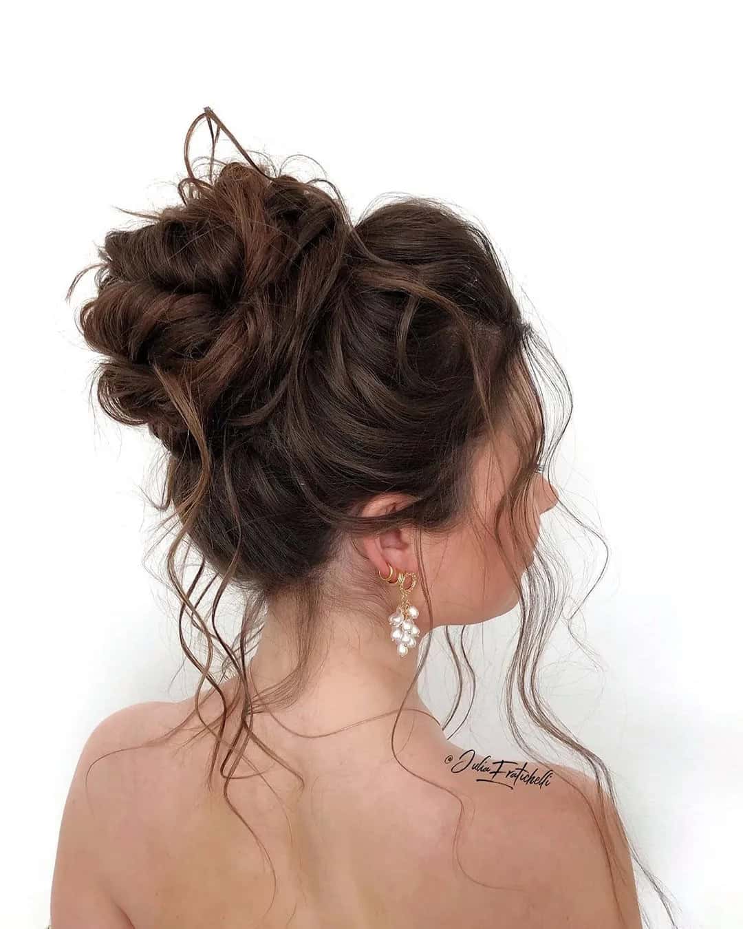 Messy Bridal Updos