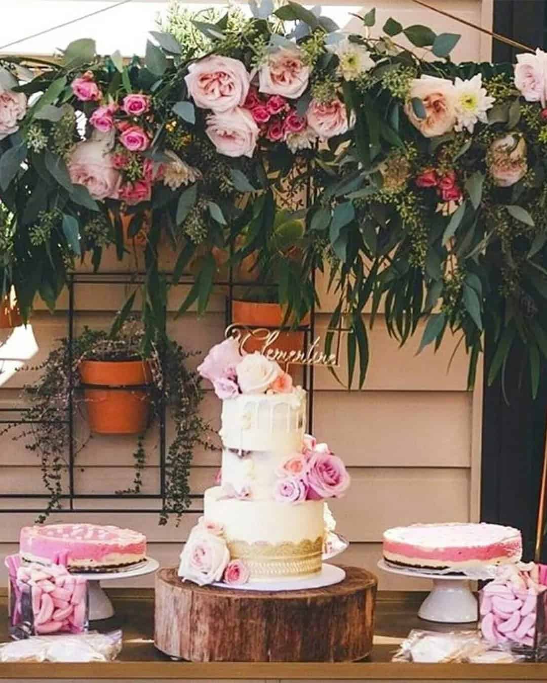 Dessert Bar for a Wedding Reception