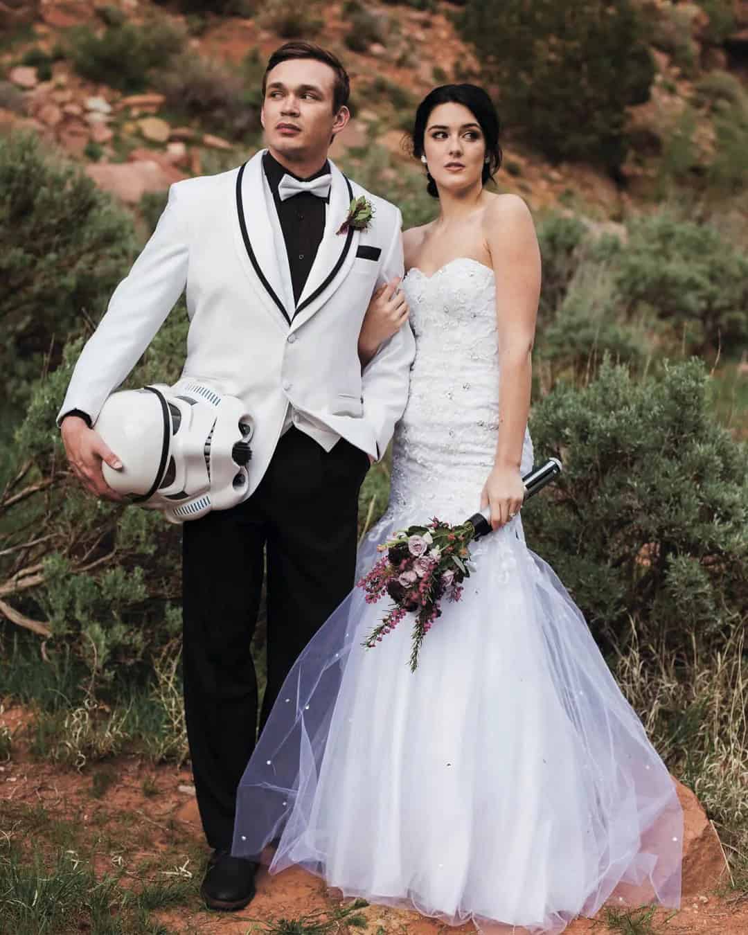 Star Wars-inspired Wedding Attire