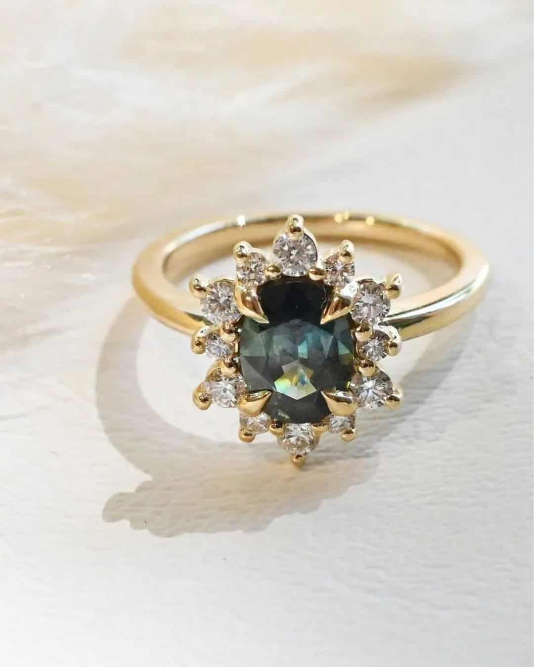 Vintage Oval Cut Engagement Rings