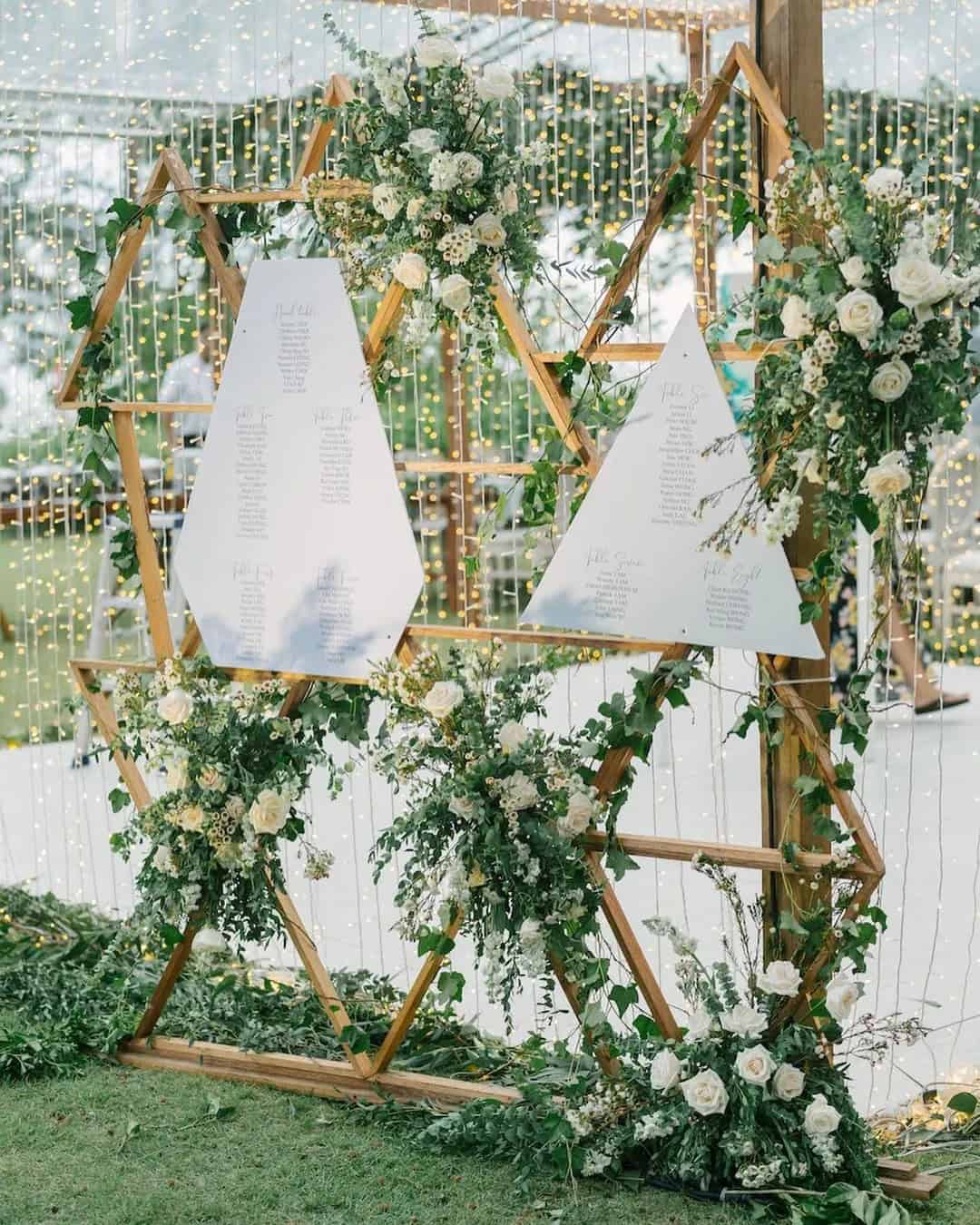 Modern Botanical Wedding Decor